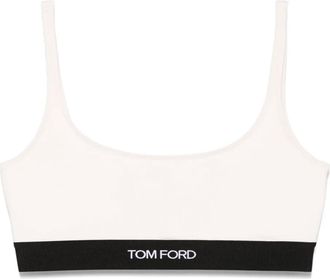 Tom Ford Bralette con logo jacquard - Rosa