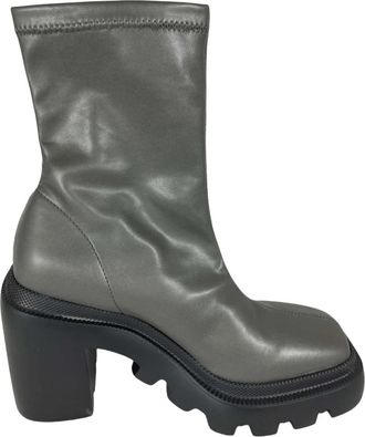 Vic Mati&eacute; Charme Stiefelette - Dames - Laarzen met Hak - Groen - 40 EU - Schoenen
