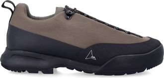 Roa Sleek Low-Profile Brown Sneakers with Textured Sole