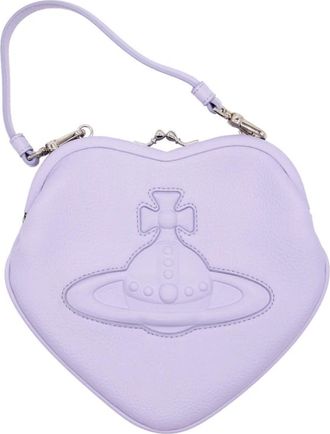 Vivienne Westwood Belle Heart Frame Purse - Dames - Handtassen - Paars - ONE Size - Tassen