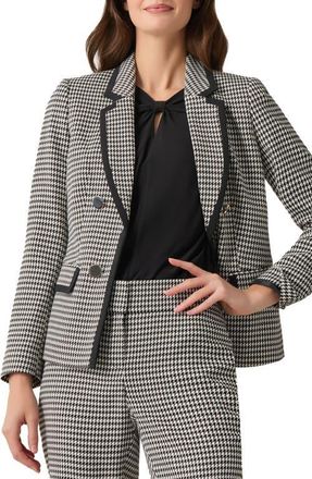 Kasper deals Houndstooth Printed Topper Jacket size 12 in Black/White - NEW