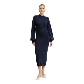 Silvian Heach Vestido Amarat - Dresses - Mujer - Azul - M