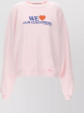Alexander Wang cotton printed sweatshirt