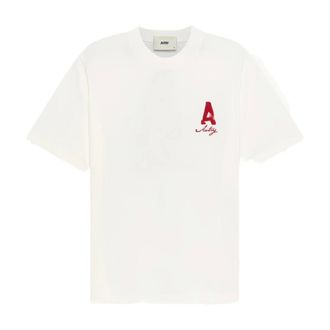 Autry Camiseta Cuello Redondo - Tops - Hombre - Blanco - L