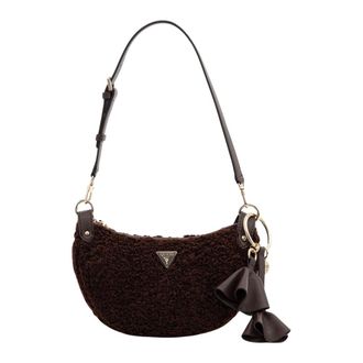 Guess Katie Schoudertas - Dames - Tassen - Bruin - Maat: ONE Size Poliester