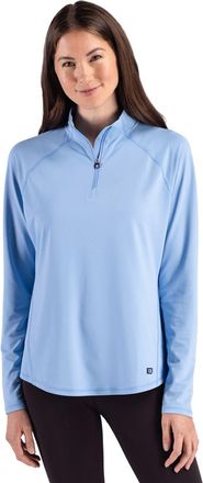 Cutter & Buck Prospect Recycled Featherlight Stretch Womens Quarter Zip