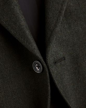 CHARLES TYRWHITT Wool Texture Jacket - Forest Green Size 36R by Charles Tyrwhitt