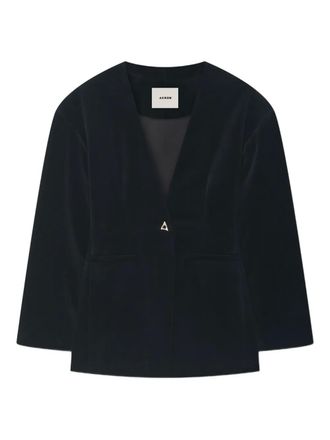 &Aacute;eron Giacca Somerset con scollo a V - Nero