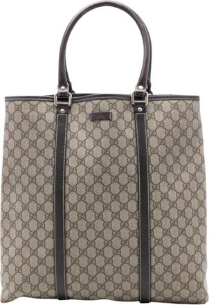 Gucci Pre-owned Tote Bags, female, Brown, Size: ONE SIZE Pre-owned Printed Tote Bag
