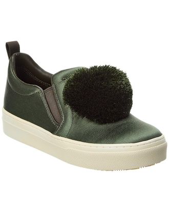 Tory Burch Pom Pom Satin Platform Sneaker