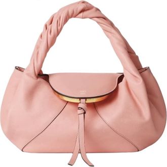 Fendi Small Spy Leather Bag In Macaron