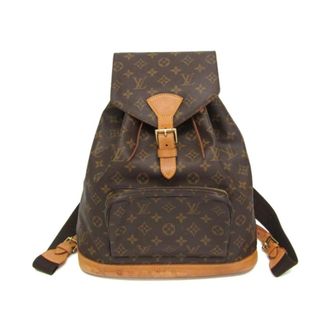 Louis Vuitton Pre-owned Backpacks, female, Brown, Size: ONE SIZE Pre-owned Drawstring Closure Backpack