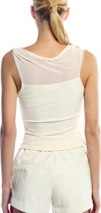 LBLC The Label Bartlett Asymetrical Top in Ivory at Nordstrom, Size X-Small