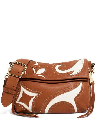 Aimee Kestenberg Bali Double Entry Leather Hobo Bag