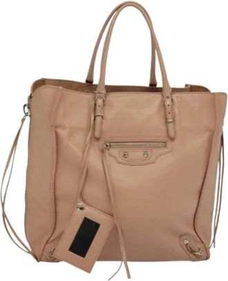 Balenciaga Pre-owned Leather balenciaga-bags - Dames - Vintage Shopper - Roze - ONE Size - Leer - Vintage