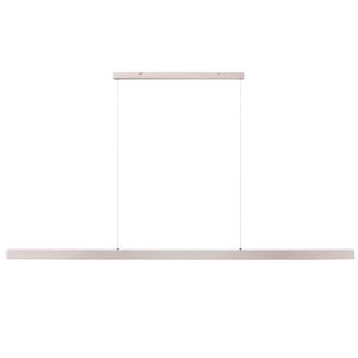 Beliani L&aacute;mpara Led Colgante Lineal De Metal 160 Cm Estilo Industrial Moderno Cobrizo Baddana