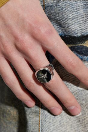 A Bathing Ape Silver Ring, Mens, Silver