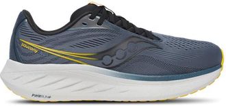 Saucony Mens Ride 18 - Running Shoes Blue/Yellow Size 10.0