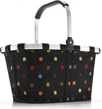 Reisenthel Einkaufskorb REISENTHEL Carrybag, Damen, bunt (bunt, schwarz), Polyester, Einkaufsk&ouml;rbe Einkaufskorb, Aus recyceltem Material