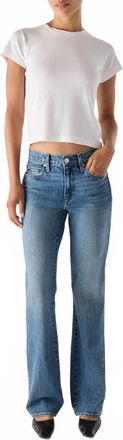 Amo Womens Low-Rise Marcenia Jeans In Murmur