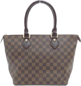 Louis Vuitton Pre-owned Damier Tote Bag - Dames - Vintage Handtas - Bruin - ONE Size - Vintage