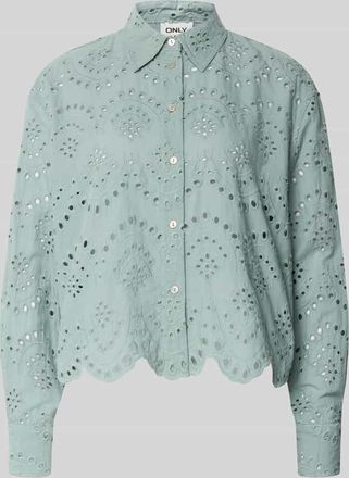 Only Regular Fit Hemdbluse aus reiner Baumwolle Modell VALAIS in Schilf, Gr&ouml;&szlig;e XL