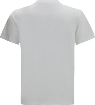 Valentino Mens Cotton Vlogo T-Shirt Bianco T-Shirts And Polos