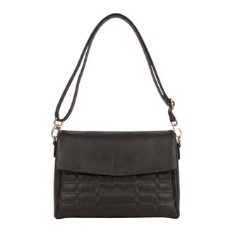Pierre Cardin Schoudertas - Dames - Schoudertassen - Bruin - ONE Size - Leer - Tassen