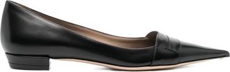 Tom Ford Eva flat pumps - women - Leather/Leather/Goat Skin - 40.5 - Black