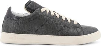 Kiton Ciro Paone Sneakers - Heren - Sneakers - Grijs - 42 EU - Leer - Schoenen