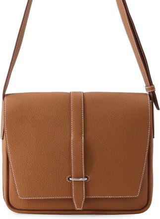 Herm&egrave;s Kara Gold Togo Leather Shoulder Bag (Pre-Owned)