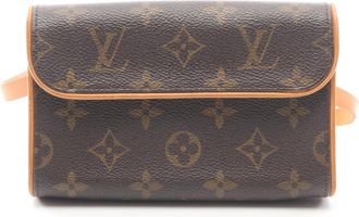 Louis Vuitton Brown Monogram Coated Canvas Leather Fanny Pack (Pre-Owned)