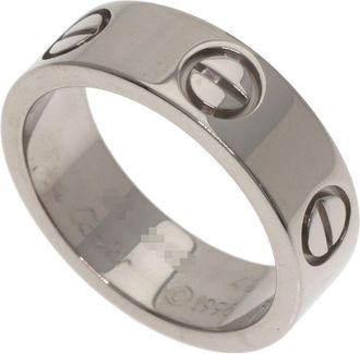 Cartier Love White Gold (18K) Band Ring (Pre-Owned)