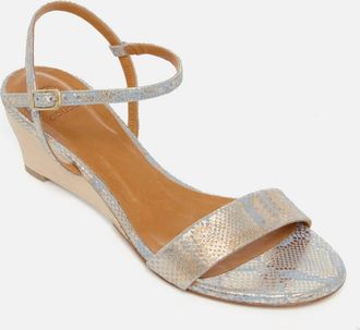 Coclico Womens Venti Demi-Wedge Sandal In Opal Python Print