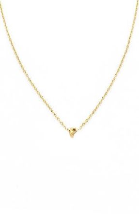 Panacea Bubble Initial Necklace in Gold-F at Nordstrom Rack