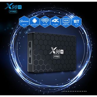 OEM X98h Pro H618 4g+android 12.0+wifi Dual6 1000m+bt+entrada/salida Hdmi