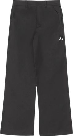 Heliot Emil Wide Trousers, male, Black, L, Black Wide Leg Trousers