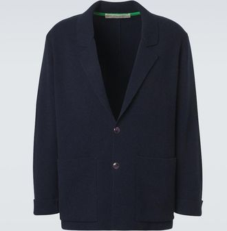 God's True Cashmere Cashmere blazer with amethyst