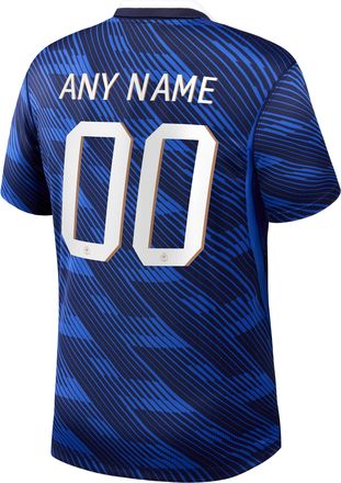 Nike FFF 2026 Stadium Home Nike Mens Dri-FIT Soccer Replica Jersey Custom Jersey By You in Blue | NN203948238-CUS