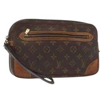 Louis Vuitton Clutch in tela Pre-owned - - Pre-owned - Donna - Marrone - ONE SIZE