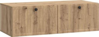 vidaXL Mueble Para Tv De Pared 98 X 41 X 30 Cm Roble Artisan Vidaxl