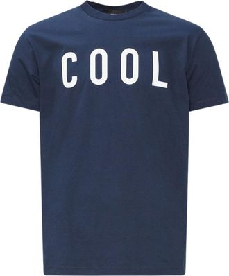 Dsquared2 DSquared2 Unisex volwassen cool logo bedrukt T-shirt (Marineblauw)