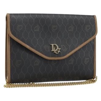 Dior Pre-owned Cross Body Bags, female, Black, Size: ONE SIZE Pre-owned Vintage Shoulder Bag