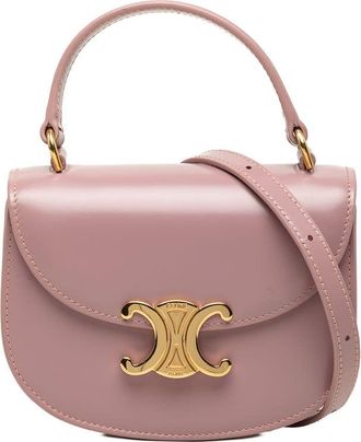 Celine Pre-owned Celine Mini Shiny Calfskin Besace Clea Satchel Ladies 907JYP8OE1Q2T53E