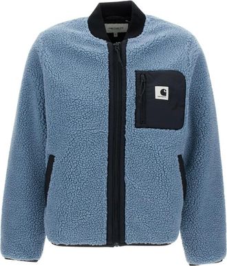 Carhartt Work in Progress Light Jackets, female, Blue, XS, Light Jacket