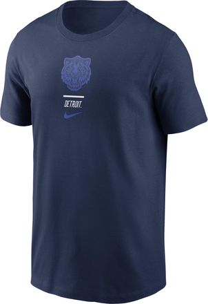 Nike Detroit Tigers City Connect 2-Hit Nike Mens MLB T-Shirt in Blue | N19944BDG-V0M