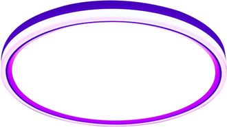OEM L&aacute;mpara De Techo Inteligente, Redonda Y Brillante, Con Control Remoto Wi-fi Y Bluetooth, Regulable, Control Por Voz Rgbcw, Ideal Para La Sala De Estar