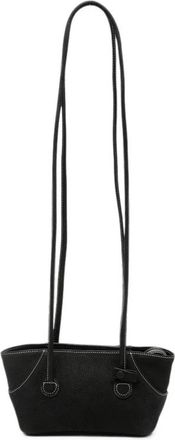 Marge Sherwood Cross Body Bag - Dames - Schoudertassen - Zwart - ONE Size - Leer - Tassen