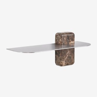 Sklum Estante De Pared Para Ba&ntilde;o En Acero Inoxidable Serbian Sklum &x2194&xfe0e 45 Cm
