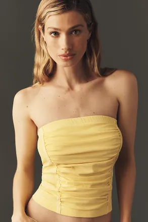 Pilcro Cotton Tube Top